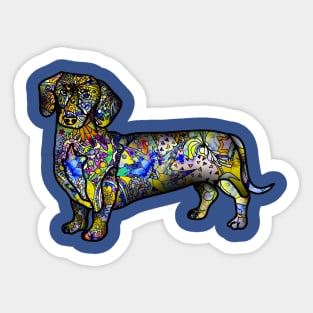 Wild Dachshund Sticker